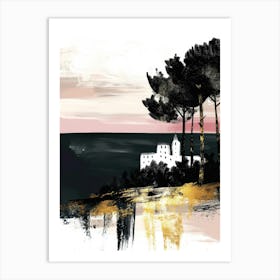 Of A House By The Sea Art Print