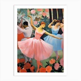 Blossoming Ballet 1 Art Print