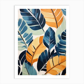 Tropical Leaves 4 Art Print