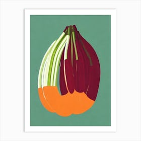 Celery Root Bold Graphic vegetable Art Print