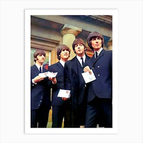 the Beatles britpop music band 3 Art Print