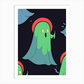 Ghosts Art Print