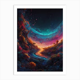 Dreamlike Landscape Art Print