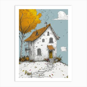 House In The Woods Art Print