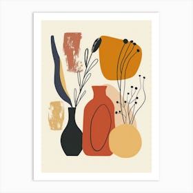 Cute Abstract Objects Collection 9 Art Print