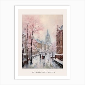 Dreamy Winter Painting Poster Nottingham United Kingdom 3 Art Print