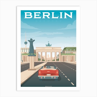 Berlin Brandenburg Gate Germany Art Print