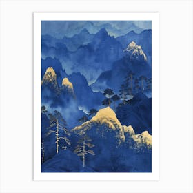 Chinese Mountains 86 Art Print