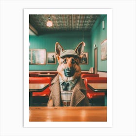 A German Shepherd Dog 1 Art Print