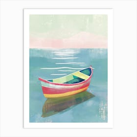 Boat In The Sea Art Print