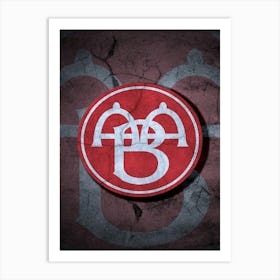 Aab Fodbold 1 Art Print