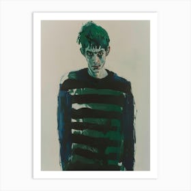 'The Boy In The Green Sweater' Art Print