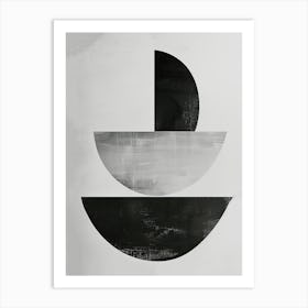 Grounded Fragments Bauhaus Minimalist Poster