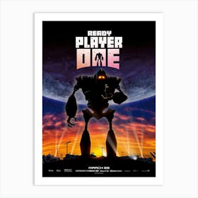 Ready player one iron giant Art Print