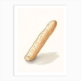 Breadstick Bakery Product Quentin Blake Illustration Art Print