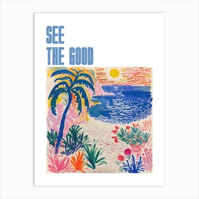 See The Good Poster Seaside Painting Matisse Style 2 Art Print