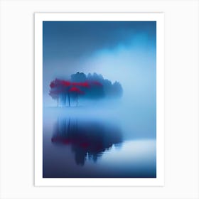 Fog Waterscape Pop Art Photography 1 Art Print