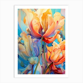 Summer Of Tulips Art Print