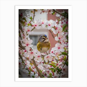 Bird In Blossom Art Print