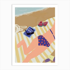 Beach Bum Art Print