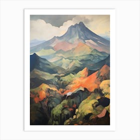 Mount Apo Philippines Mountain Painting Art Print