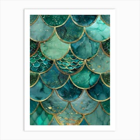 Mermaid Scales 6 Art Print