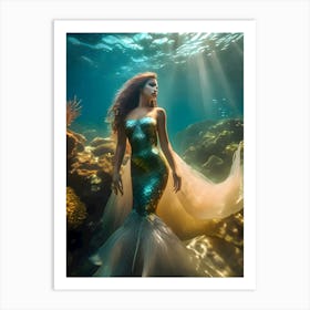 Mermaid-Reimagined 35 Art Print