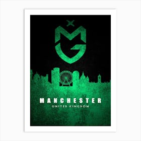 Manchester Giants Art Print