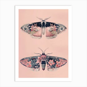 Radiant Butterflies William Morris Style 7 Art Print