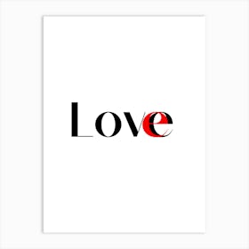 Love USA 2024. Art Print