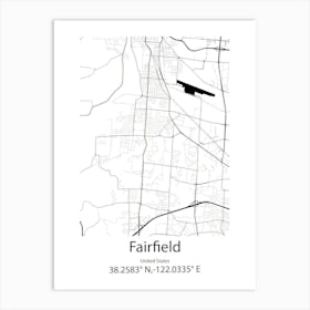 Fairfield Glade,United States Minimalist Map Art Print