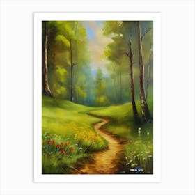 Canada,Canadian mountain forests,mountain pass,a distinctive and beautiful work of art describing the beauty of nature in Canada.2 Art Print