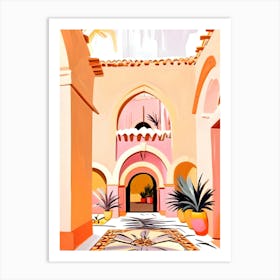 The Courtyard Art Print