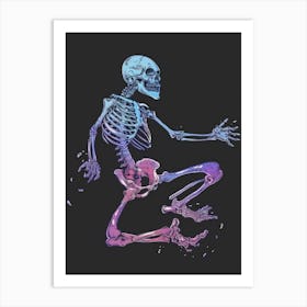 Skeleton Canvas Art Art Print