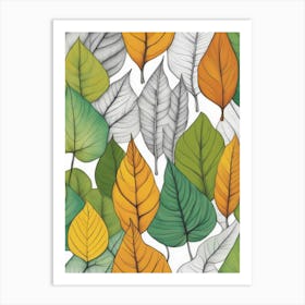 Autumn Leaves 2 Art Print