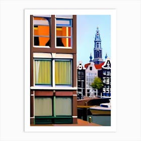 Amsterdam Cityscape Art Print