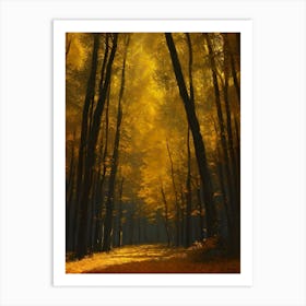 Autumn Forest 91 Art Print