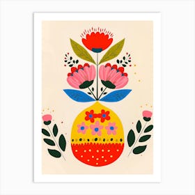 Flower Vase Art Print