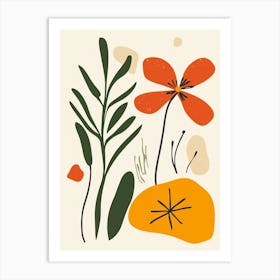 Flowers And Plants 2 Art Print