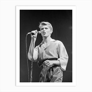 David Bowie On Stage In Earls Court London, 1978 Art Print