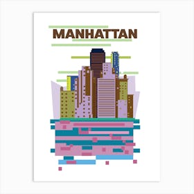 Manhattan Skyline Art Print