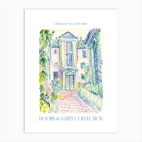 Doors And Gates Collection Chateau Versoix, Switzerland 4 Art Print