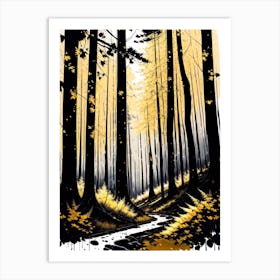 Forest Path 54 Art Print