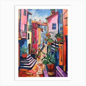 Porto Portugal 2 Fauvist Painting Art Print