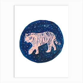 Midnight Tiger Art Print