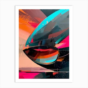 Abstract Train Art Print