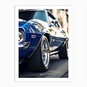 Close Of American Muscle Car 015 Art Print