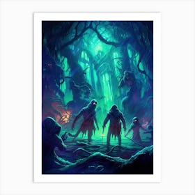 Dark Forest 1 Art Print