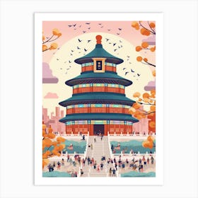 The Temple Of Heaven Beijing China Art Print