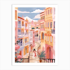 Cartagena Spain 4 Illustration Art Print